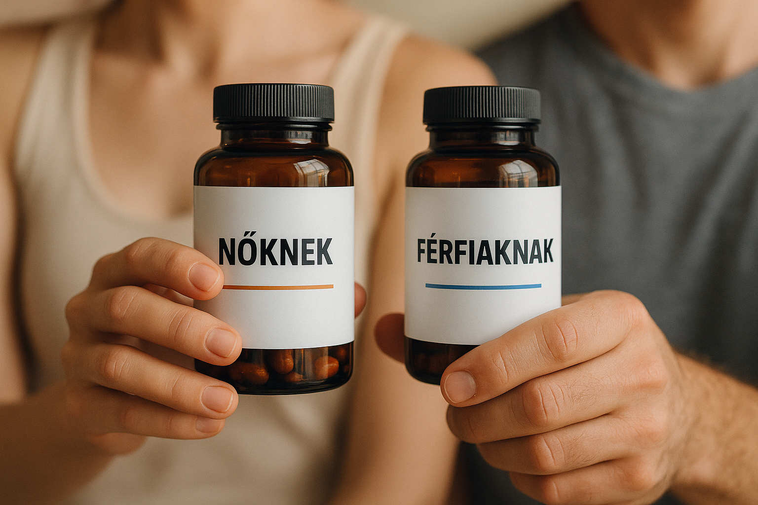 Nőknek / férfiaknak szánt vitaminok – valódi különbség vagy marketingfogás?